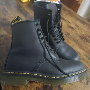 Dr. Martens Black Leather Boots